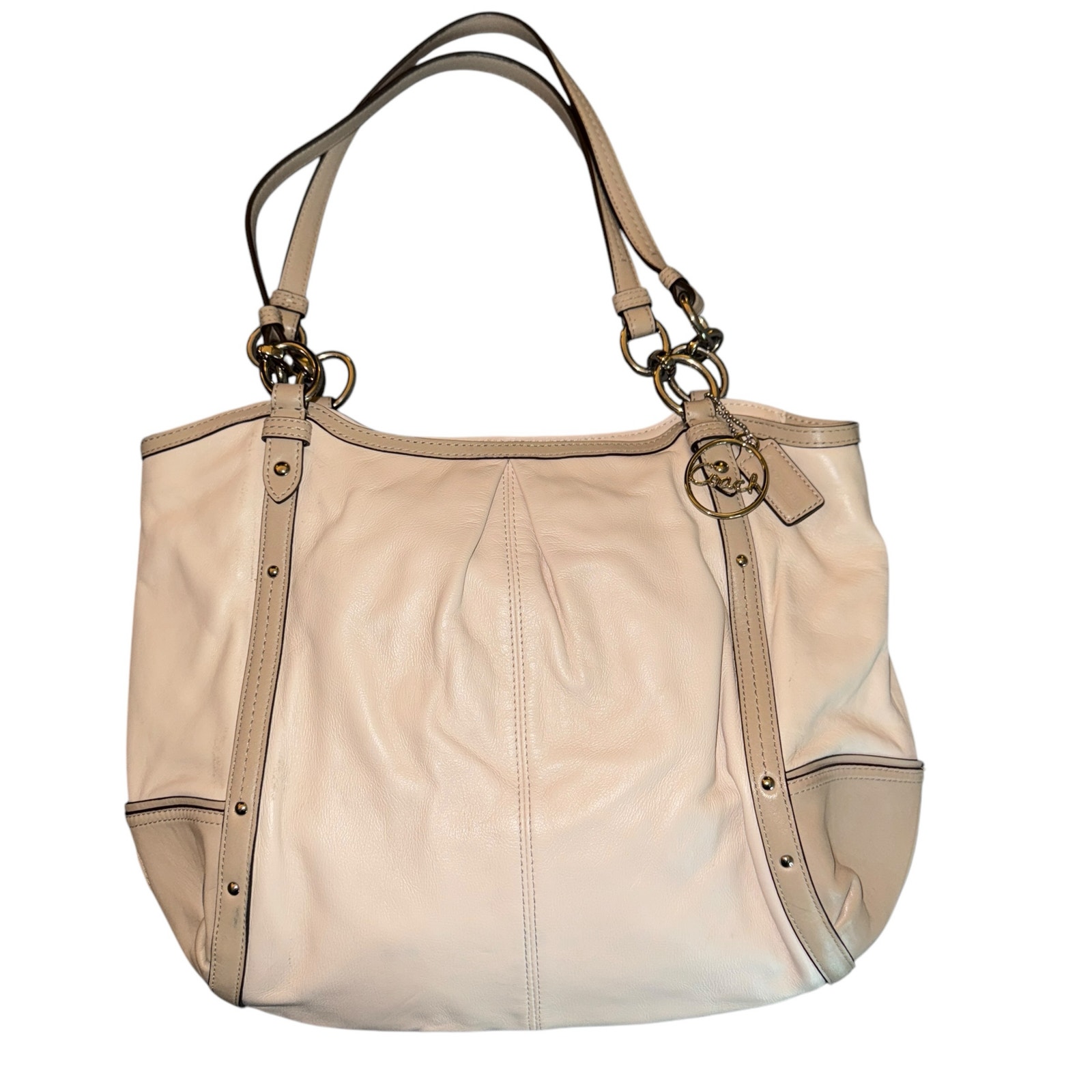 Coach Alexandra Leather Shoulder Bag